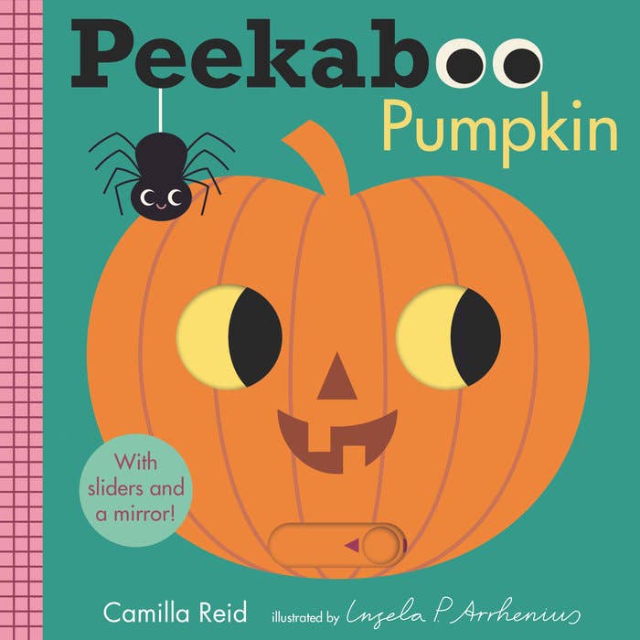 Peekaboo Pumpkin Board Book by Penguin Random House LLC featuring colorful pumpkin illustrations for young children.