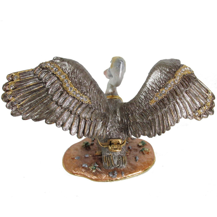 Pelican Jeweled Trinket Box Austrian Crystals