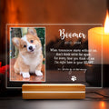 Personalized Dog Memorial Gifts | When Tomorrow Starts Without Me Plaque