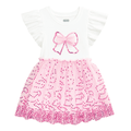 Pink Bow Sequin Tutu Dress
