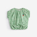 Pixel Sugar Beet vichy woven blouse - BABY