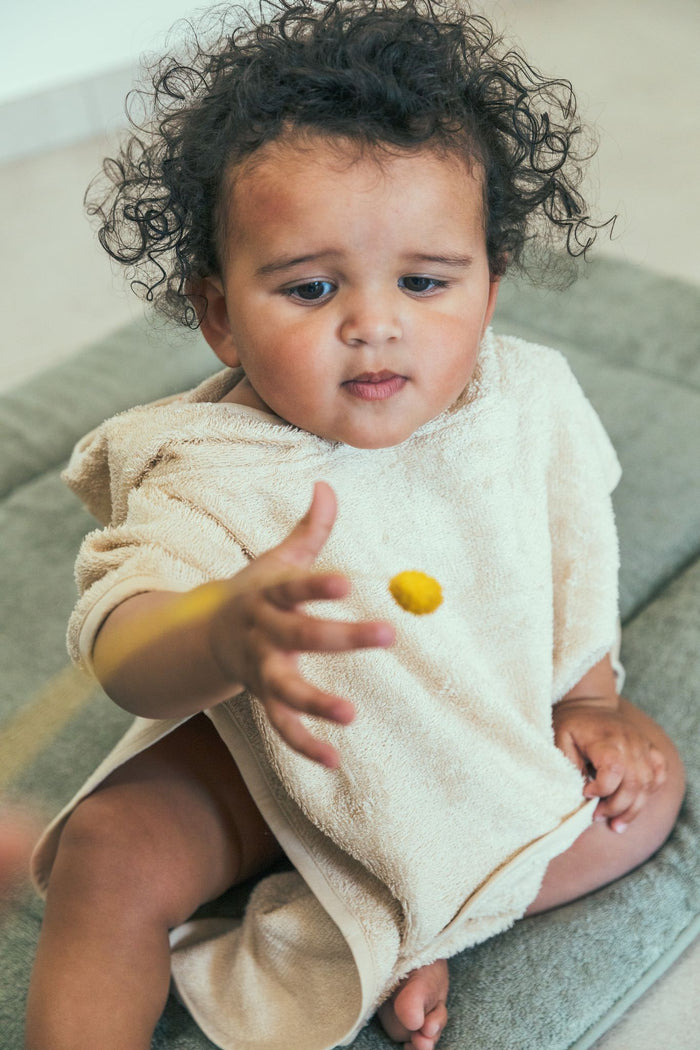 PONCHO - 2-4y - Misty Rose