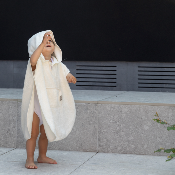 PONCHO - 2-4y - Sunrise Orange