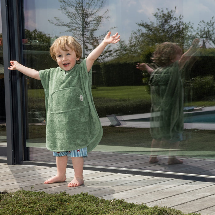 PONCHO 2-4y - Aloe Green