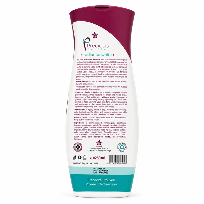 Precious Perfect Radiance White | Smooth Radiant Skin - Yado African & Caribbean Market