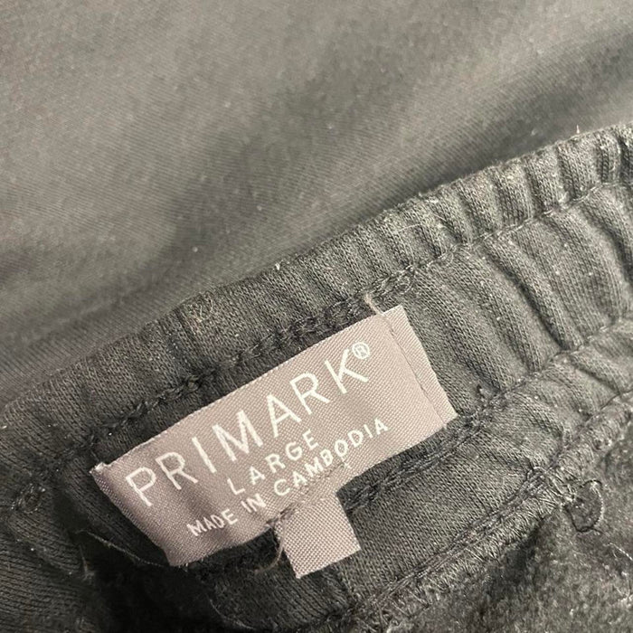 Primark black sweatpants with drawstring