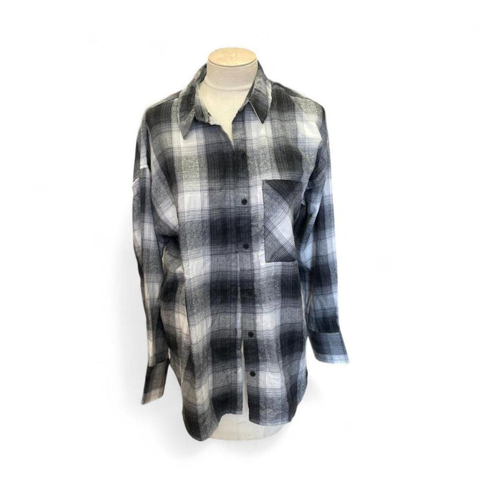Primark black white plaid