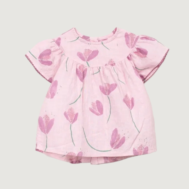 PRINTED WOVEN TUNIC - BABY