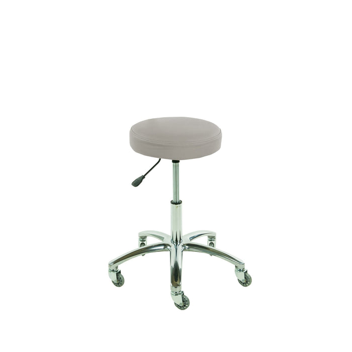 Prostool Slate TouchAmerica by TouchAmerica: gray, adjustable, chrome base, 5 casters, therapist use.
