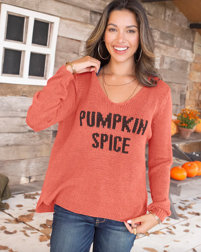 Pumpkin Spice V Cotton