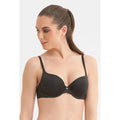 Pure Demi Cup T-Shirt Bra in Black - Romantiques