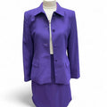 Purple 2 piece suit with