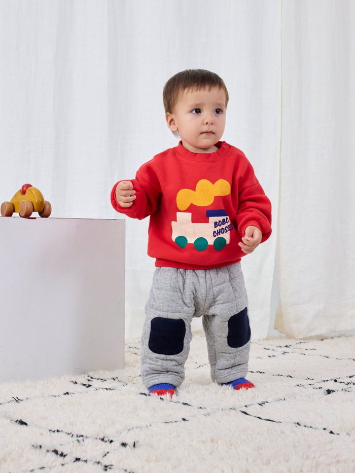 Quilted jogging pants - baby