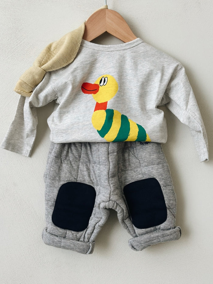 Quilted jogging pants - baby