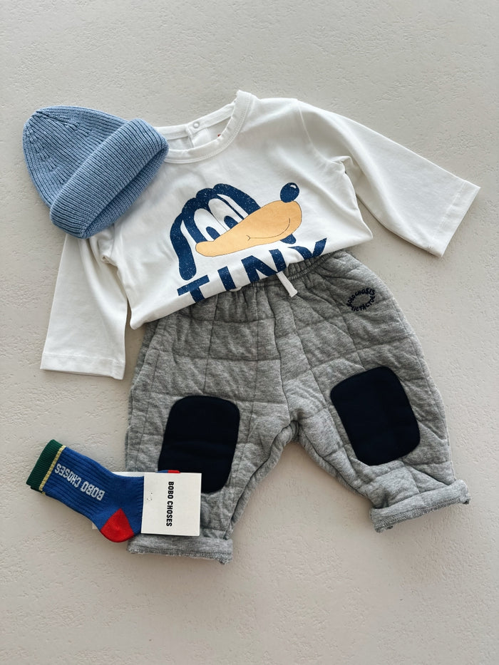 Quilted jogging pants - baby