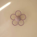 RATTLE DAISY TEETHER - soft lilac