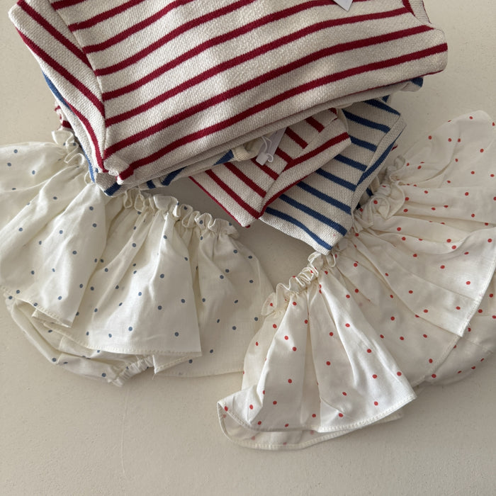 RED DOTS BLOOMER - BABY