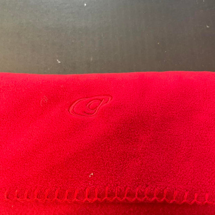 Red fleece blanket