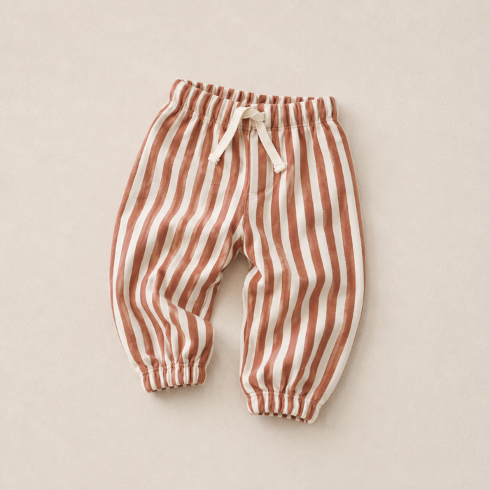 RELAXED JOGGER - POPPY STRIPE