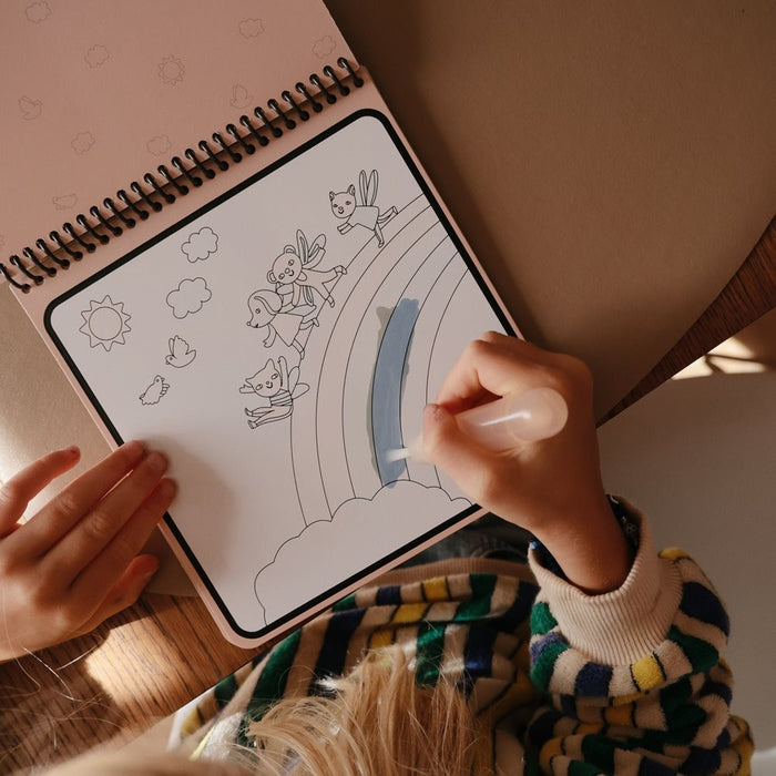 REUSABLE WATER COLOR PAD - FAIRIES