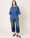 Baserange Rezi Tee in Finch Blue