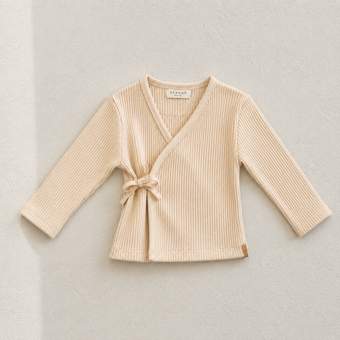 RIB VEST - LATTE