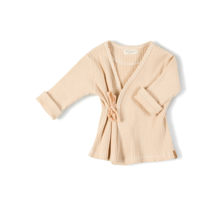 RIB VEST - LATTE