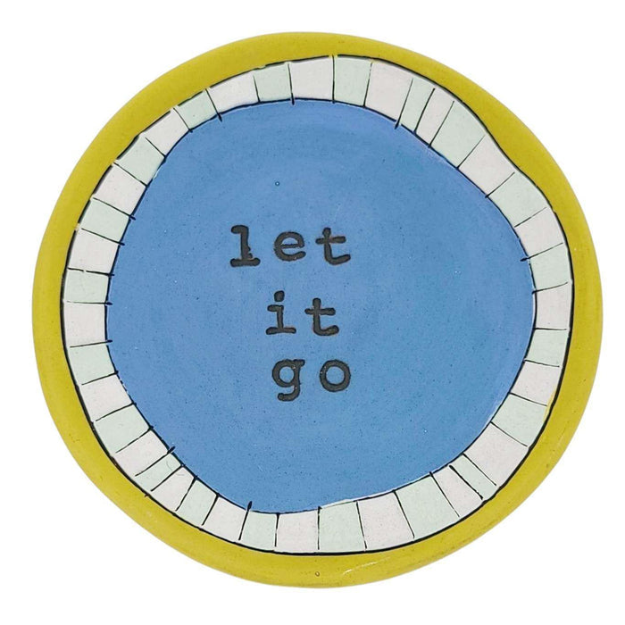 LJ156BE $28 - Blue - Let It Go - 5in Ring Dish