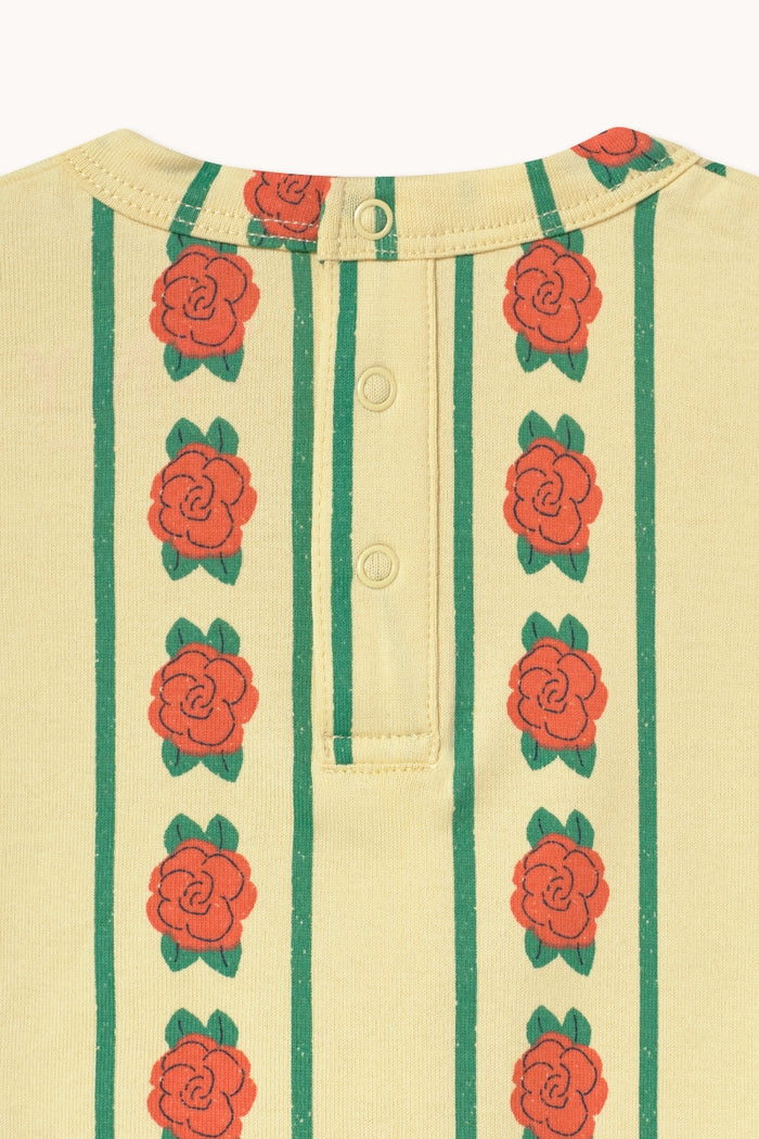Rose Pattern Knitted Baby Tee - BABY