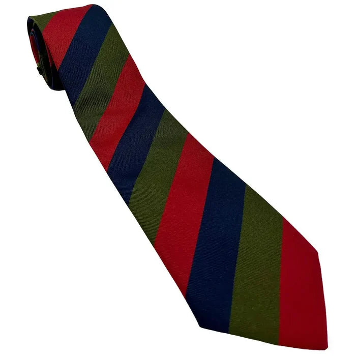 Royal Scots Royal Regiment Regimental Polyester Tie - John Bull Clothing  from  John Bull Clothing