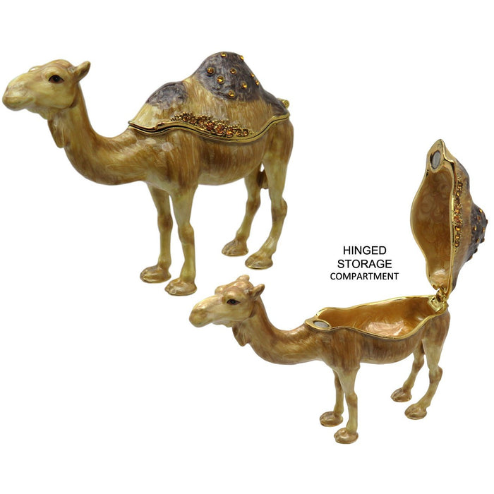 RUCINNI Camel Jeweled Trinket Box,