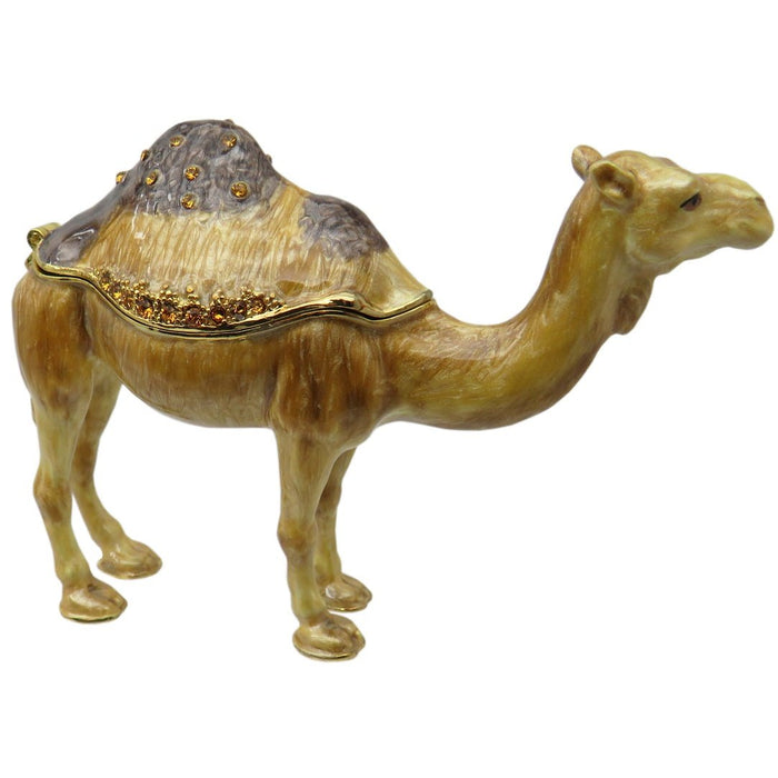 RUCINNI Camel Jeweled Trinket Box,