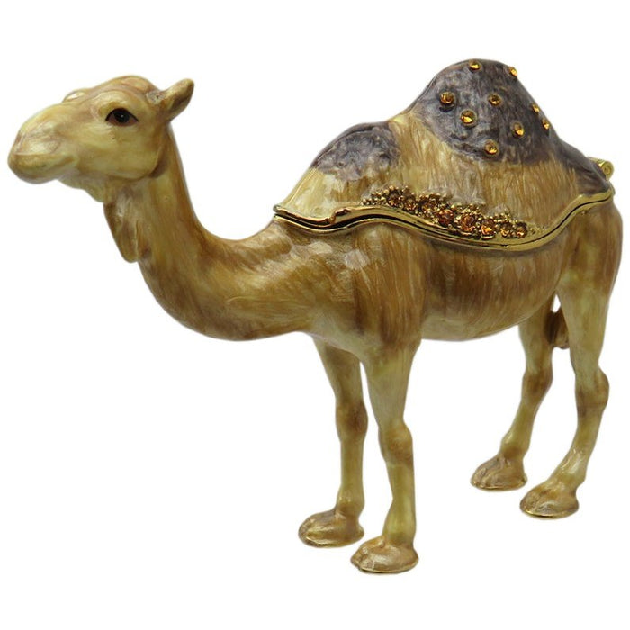 RUCINNI Camel Jeweled Trinket Box,