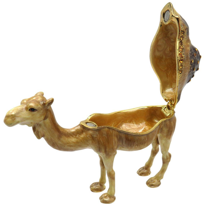 RUCINNI Camel Jeweled Trinket Box,