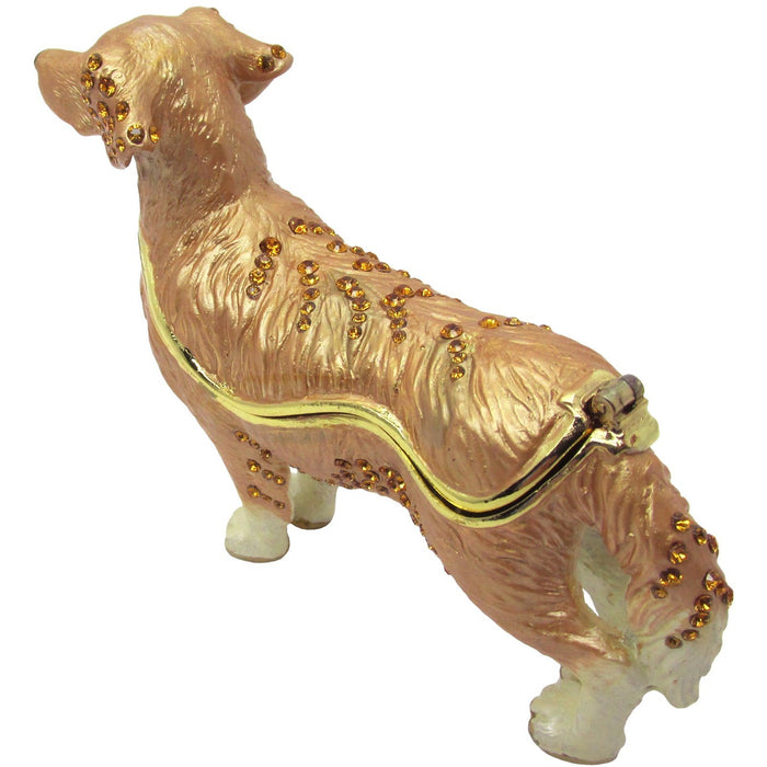 RUCINNI Dachshund Jeweled Trinket Box