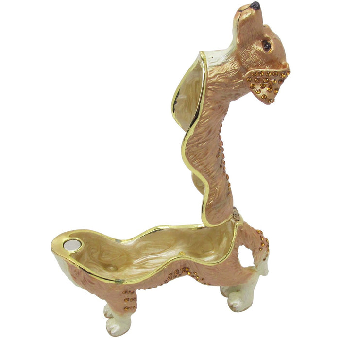 RUCINNI Dachshund Jeweled Trinket Box