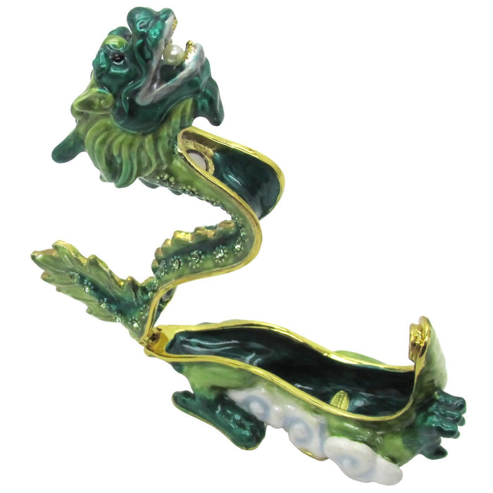 RUCINNI Dragon Jeweled Trinket Box, Green