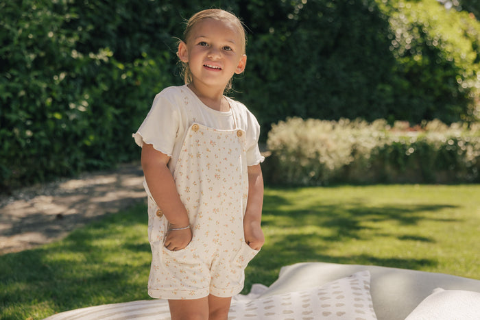 RUFFLED T-SHIRT - CREMA