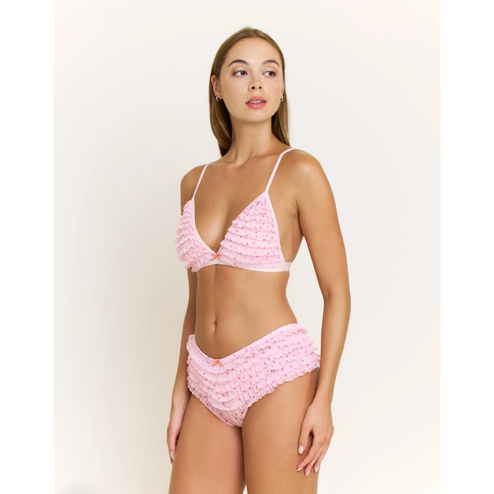 Rumba Bralette in Marzipan Hearts - Romantiques