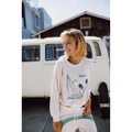 Sailing California Cozy Top in White