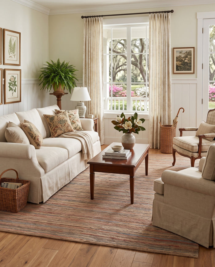 Savannah Jute Collection Area Rug - Serengeti Rectangle Multi  lifestyle 2