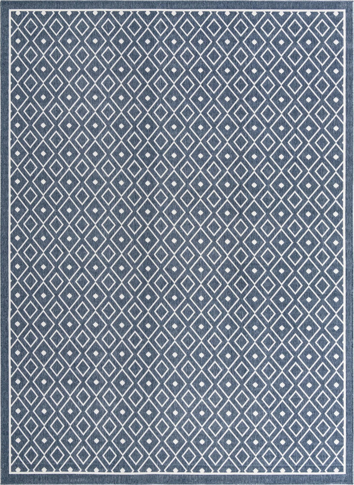 Savannah Pergola Collection Area Rug - Grove Rectangle Navy Blue  lifestyle 4