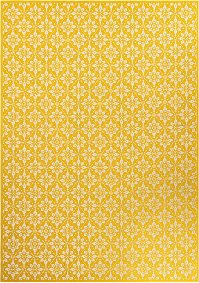 Savannah Pergola Collection Area Rug -  Oasis Rectangle Yellow  lifestyle 5