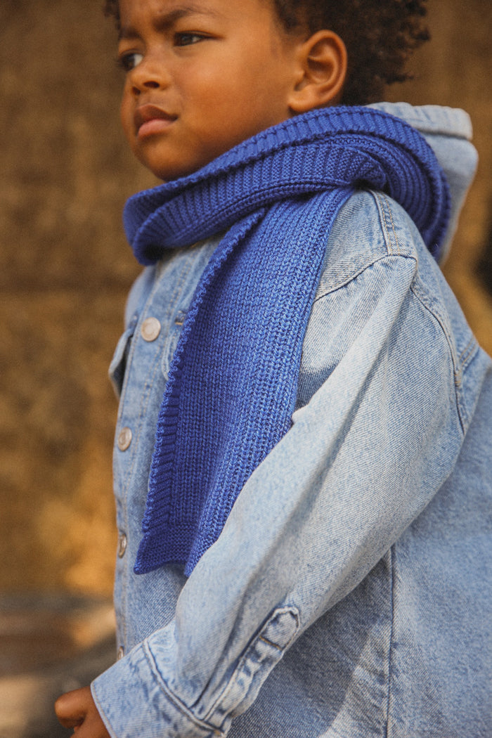 SCARF GUSTAVE - 1 tot 6y - Cobalt Blue