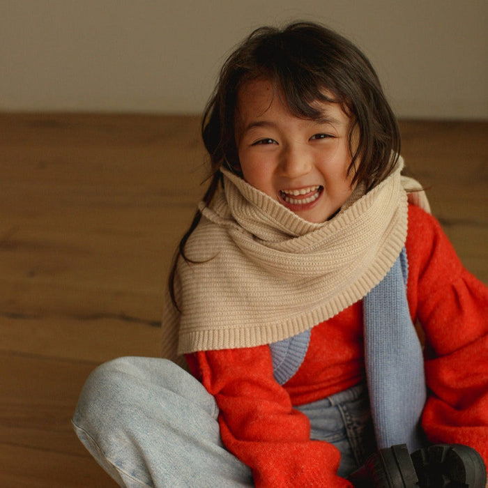SCARF GUSTAVE - 1 tot 6y - Cream