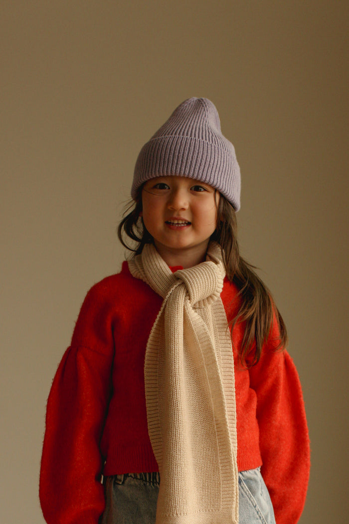 SCARF GUSTAVE - 1 tot 6y - Cream