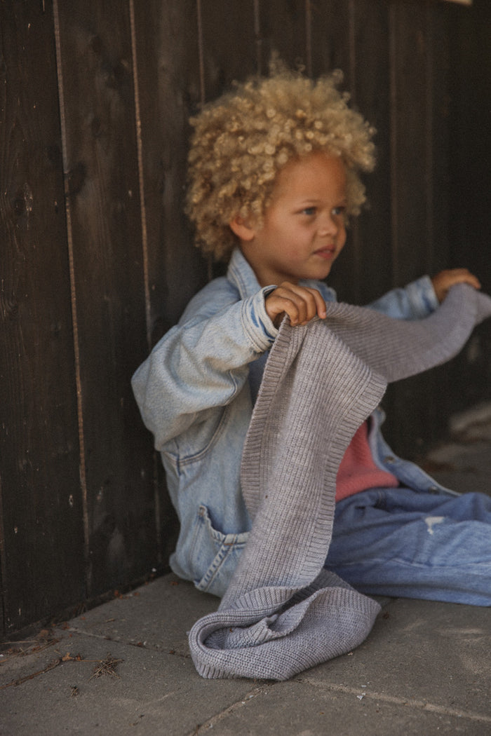 SCARF GUSTAVE - 1 tot 6y - Grey Melange