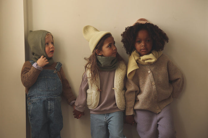 SCARF GUSTAVE - 1 tot 6y - Mocha