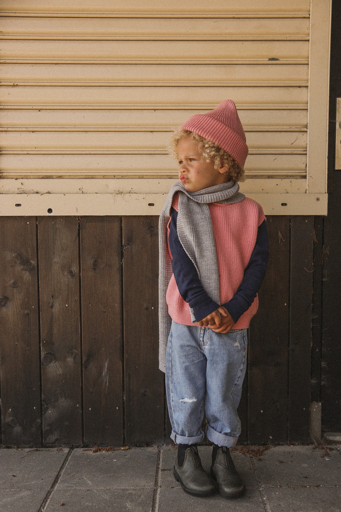 SCARF GUSTAVE - 1 tot 6y - Pebble
