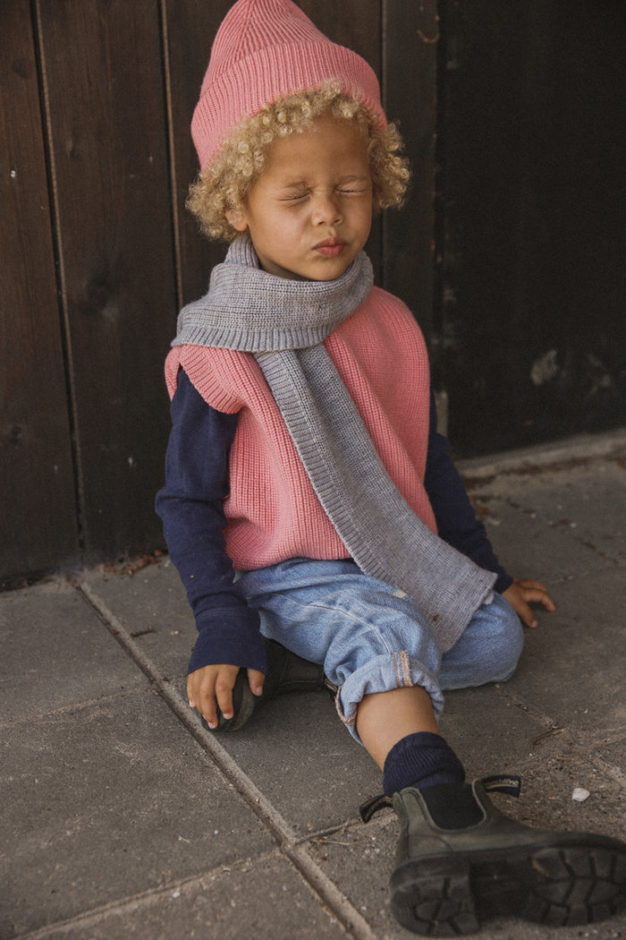 SCARF GUSTAVE - 1 tot 6y - Pebble